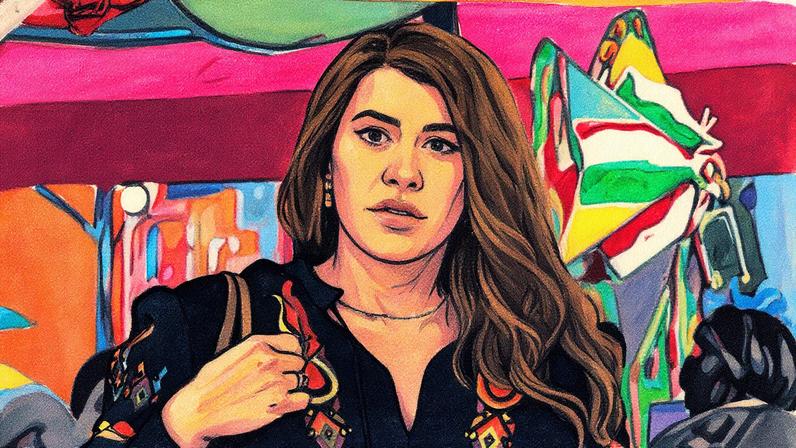 Karla Sofía Gascón em cena da série 'Emília Perez' (Foto: Reprodução)