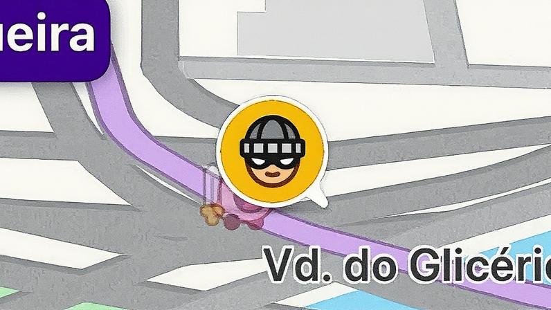 Nova função do Waze permite a usuários marcarem locais considerados inseguros. (Foto: Reprodução/Instagram/@crossverso)
