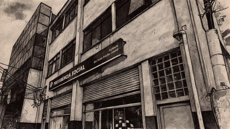 Fachada da agência do INSS localizada na Vila Gomes Cardim, em São Paulo (Foto: Reprodução)