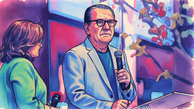 Pastor Silas Malafaia em culto de sua igreja, a Assembleia de Deus Vitória em Cristo, no Rio (Foto: Brenno Carvalho/Agência O Globo/20-10-2022)