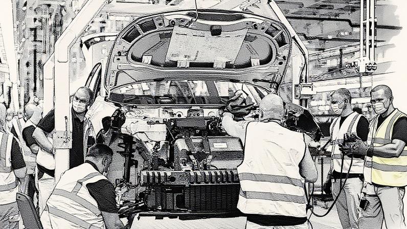 Montadoras de carros elétricos já são afetadas por restrições chinesas a exportações de minerais de terras-raras (Foto: David Hecker/AFP)