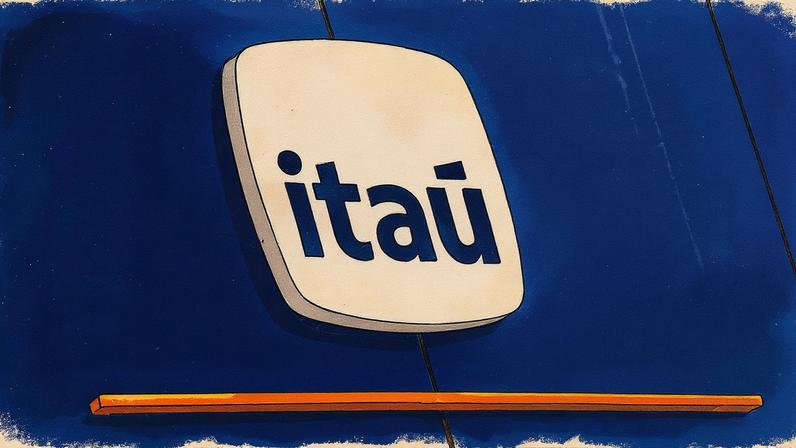 Logo do Itaú em unidade do banco, em São Paulo - 06/02/2025 (Foto: REUTERS/Tuane Fernandes)