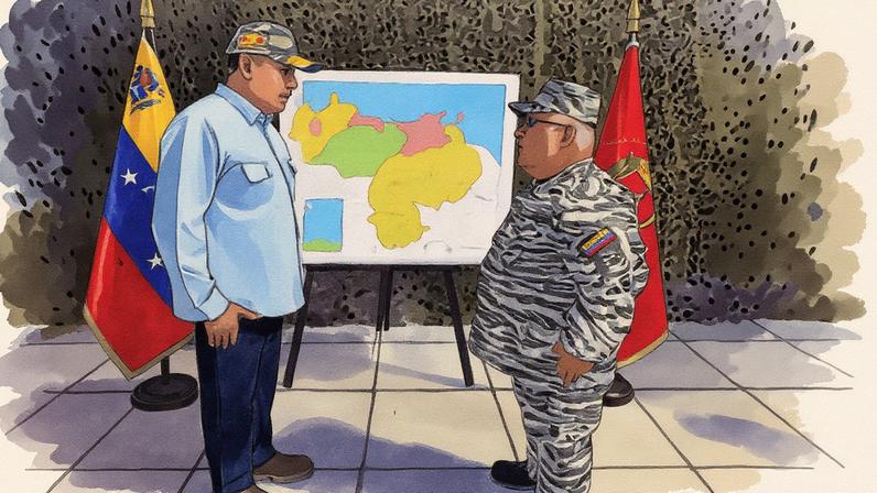 O presidente da Venezuela, Nicolás Maduro, promoveu no último domingo, 24, o embaixador venezuelano na Colômbia, Carlos Eduardo Martínez Mendoza, ao posto de general da "reserva ativa" da Força Armada Nacional Bolivariana. (Foto: Reprodução)
