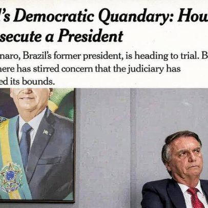 Brasil enfrenta dilema democrático com julgamento de Bolsonaro, aponta NYT