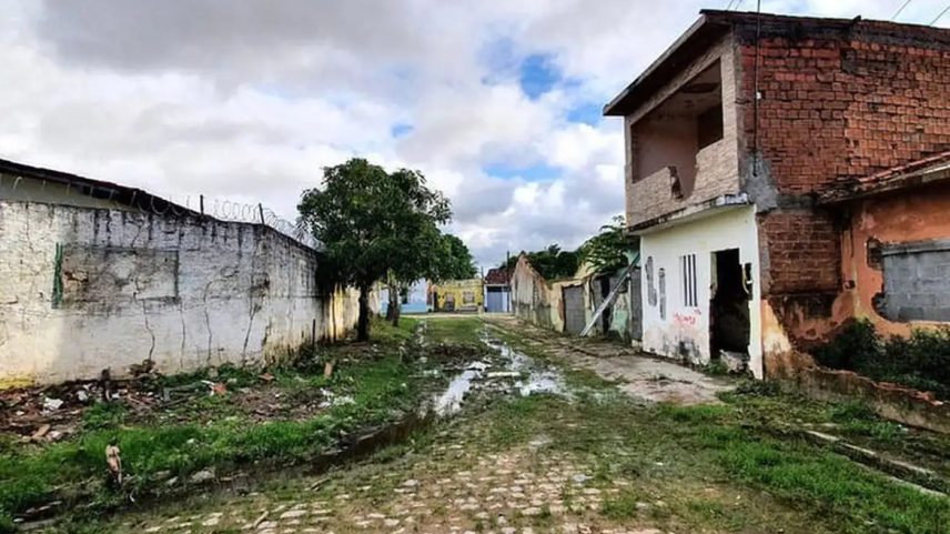 Imóveis afetados pela atividade da Braskem, em Maceió (AL) (Foto: UFAL/Agência Brasil)