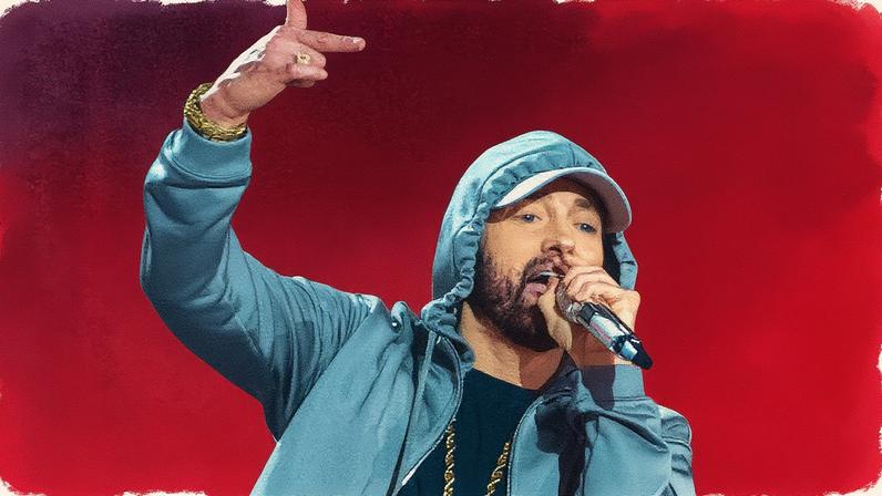 Eminem acertou um desafio de rap depois de ser informado de que nada rima com "prata". (Foto: Reprodução)