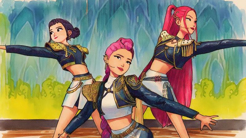 KPop Demon Hunters: fenômeno global do K-pop já soma 210,5 mi de views na Netflix e lota cinemas na versão sing-along (Foto: KPop Demon Hunters/Netflix/Divulgação)