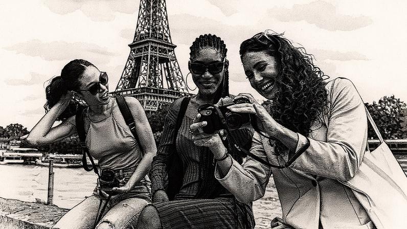 Amigas viajam juntas (Foto: Reprodução)