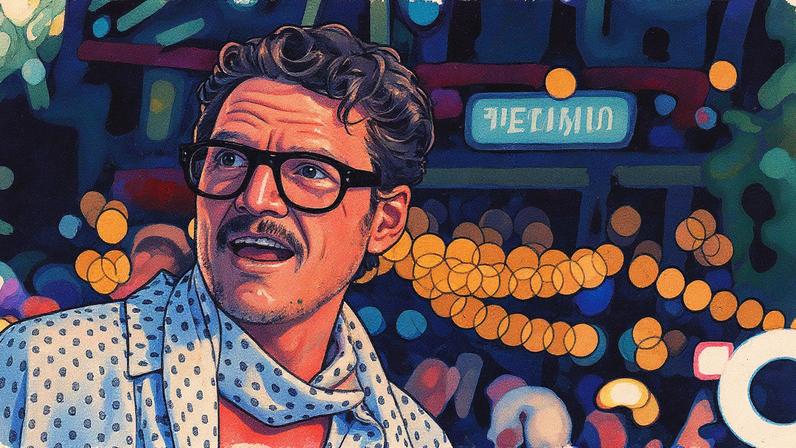 Pedro Pascal em evento em Berlim, no dia 8 de julho (Foto: Reprodução)
