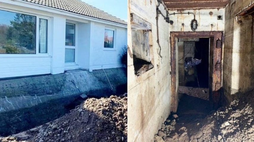 Casal descobre bunker nazista sob casa em ilha no Canal da Mancha (Foto: Shaun Tullier)