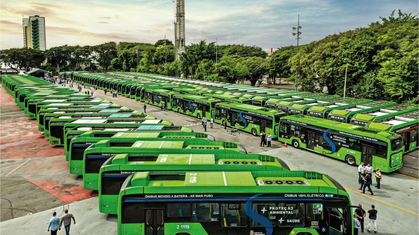 Ônibus elétricos: Brasil ultrapassa mil veículos e amplia investimentos em transporte sustentável (Foto: Divulgação)