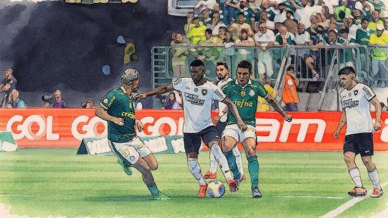 Palmeiras e Botafogo rivalizaram pelo título nacional nas duas últimas temporadas. (Foto: Alex Silva/Estadão)