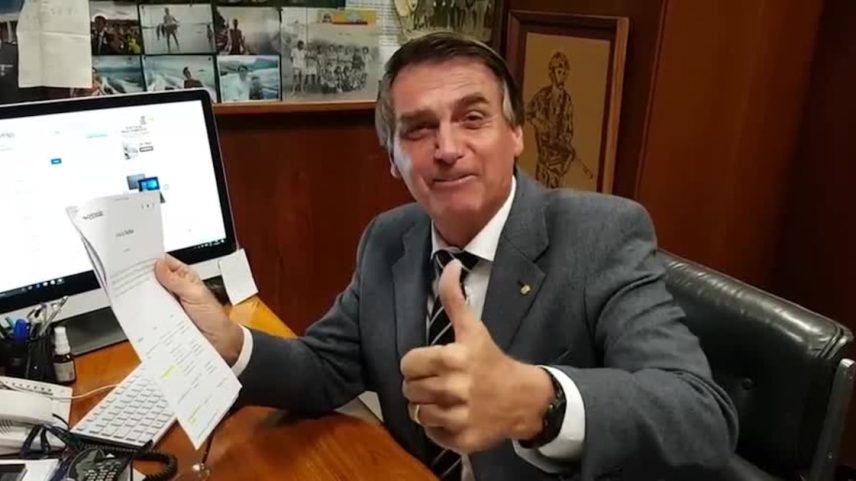 Jair Bolsonaro, então deputado federal (Foto: Igo Estrela/Estadão)