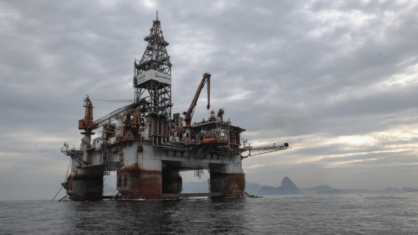 Plataforma da Petrobras (Foto: Bloomberg)