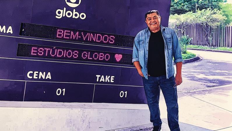 Candhí na "Hollywood brasileira": "Na minha juventude, tudo era muito distante, parecia que a gente estava na China" (Foto: @cesario_candhi)