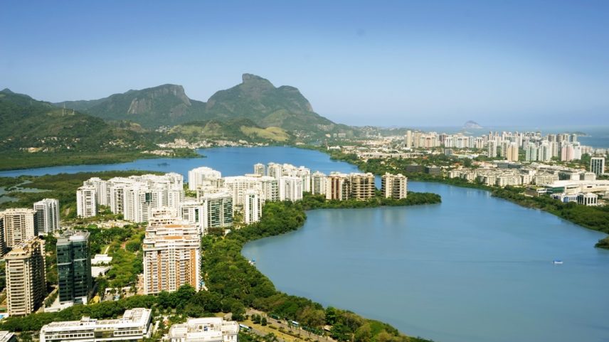 Península: no condomínio da Barra da Tijuca, os residenciais ocupam menos de 10% da área total (Foto: Reprodução)