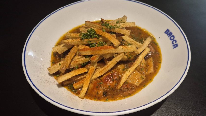 Dobradinha servida no restaurante Broca (Foto: Priscila Pastre/Folhapress)