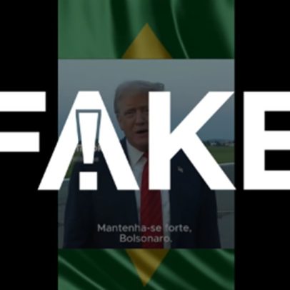 Vídeo de Trump apoiando Bolsonaro é manipulado por inteligência artificial