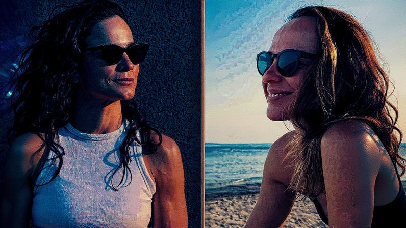 Alice Braga e Renata Brandão posam juntas na Itália (Foto: Reprodução)