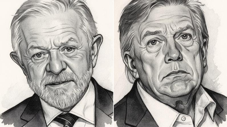 Lula e Trump posam para foto em um evento (Foto: Reprodução)