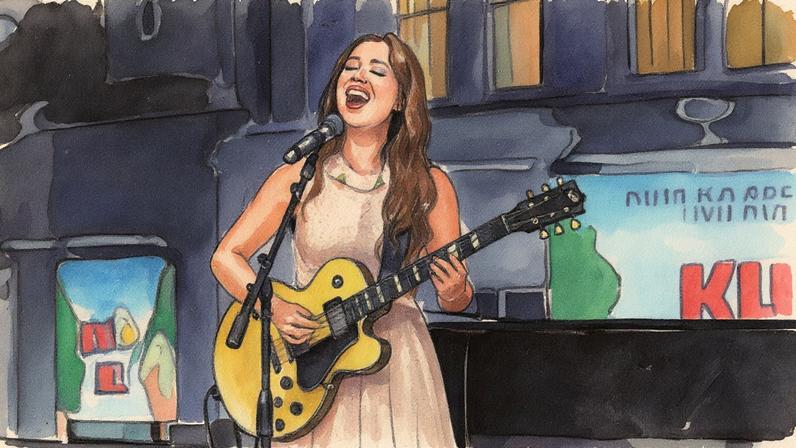 Laufey tomou conta do Grammy Museum na noite de quarta-feira para uma noite que misturou nova música, histórias sinceras e um pouco de brilho das estrelas. (Foto: Reprodução)