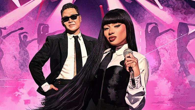 Novo programa de K-pop 'KPOPPED' com PSY e Megan Thee Stallion está disponível para streaming (Foto: Reprodução)