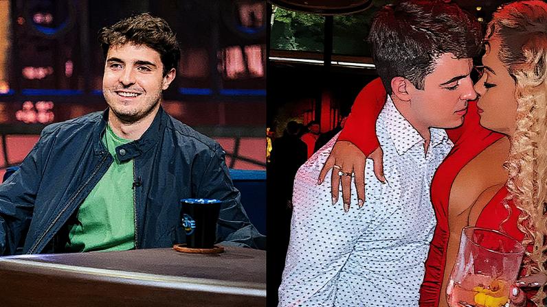 Montagem do João Augusto Liberato e flagra com Cariúcha (Foto: Reprodução/SBT/Redes sociais)