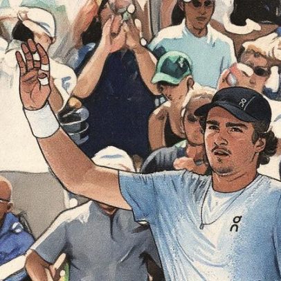 Fonseca se desculpa por vômito em quadra e comemora vitória no US Open