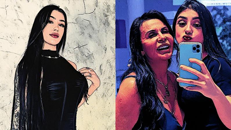Filha de Jenny Miranda, Bia cresceu sendo chamada de “neta” da cantora. (Foto: Reprodução/Instagram)