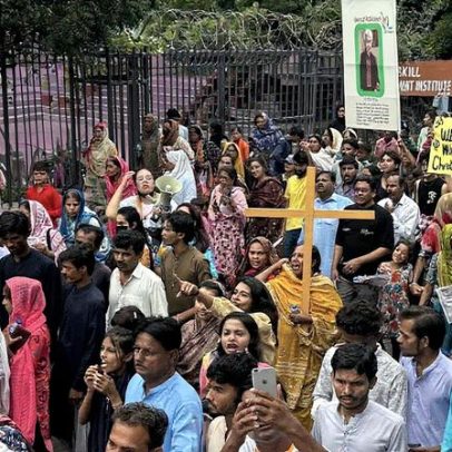 Cristãos no Paquistão protestam contra lei de blasfêmia e violência religiosa