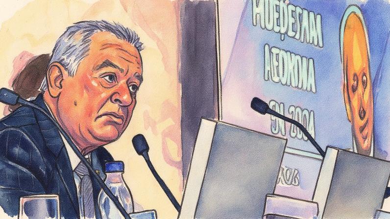 Presidente da CNI, Ricardo Alban, em evento (Foto: Reprodução)