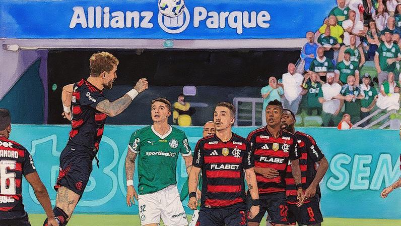 Palmeiras perdeu por 2 a 0 para o time rival no jogo contra o Flamengo, realizado no Allianz Parque, pelo Campeonato Brasileiro. (Foto: Tiago Queiroz/Estadão)