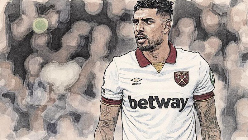 Emerson Palmieri durante partida pelo West Ham na Premier League (Foto: Rob Newell - CameraSport via Getty Images)