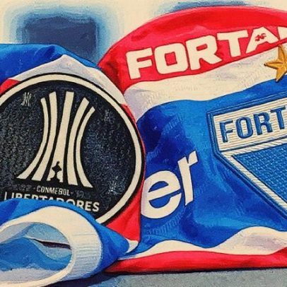 Fortaleza recebe premiação após eliminação na Libertadores contra o Vélez