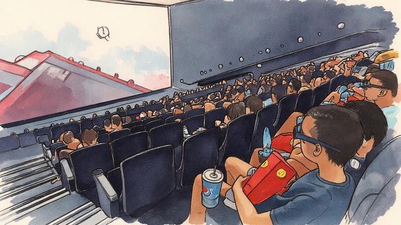 Sala de cinema — Foto: Brenno Carvalho / Agência O Globo