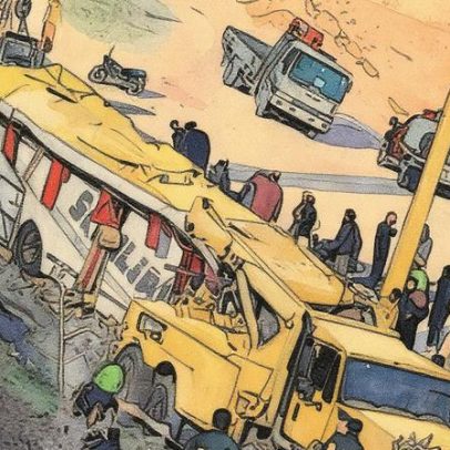 Ônibus cai de barranco no Afeganistão e provoca a morte de 26 pessoas