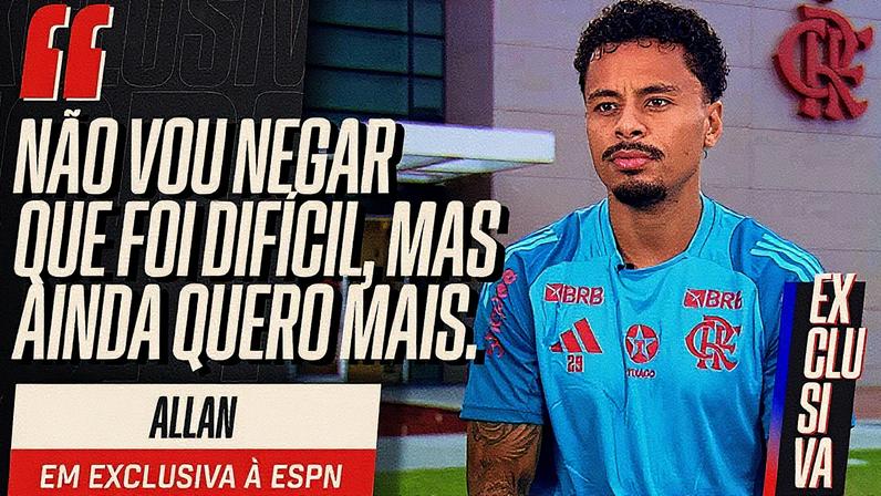 Allan, Filipe Luís e Jorginho durante a temporada 2025 pelo Flamengo (Foto: Getty Images)