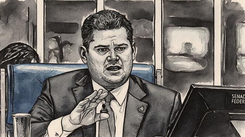 O Ministério das Comunicações quer tirar do ar rádio ligada a adversários políticos do senador Davi Alcolumbre (Foto: Andressa Anholete/Agencia Senado)