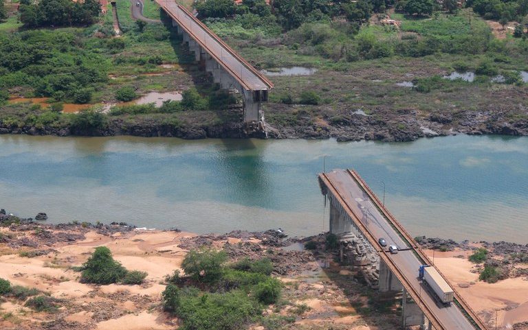 Ponte Juscelino Kubitschek, entre Tocantins e Maranhão, que caiu no último domingo, 22 (Foto: Governo federal/Divulgação)
