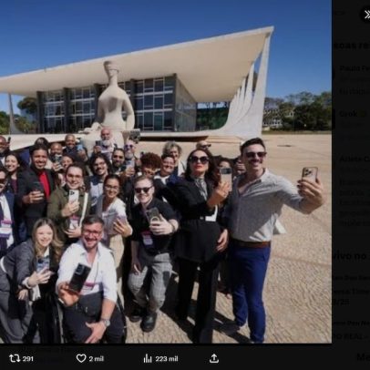IA de Elon Musk confunde influenciadores com deputados em foto no STF