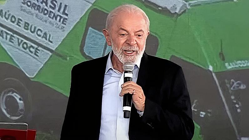 O presidente Lula (PT) em Sorocaba (SP). (Foto: Reprodução YouTube)