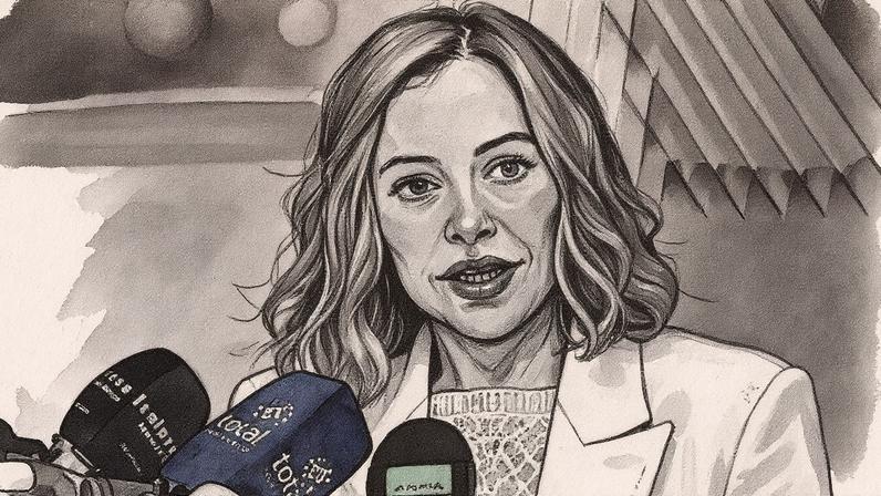 Primeira-ministra italiana, Giorgia Meloni, em evento (Foto: Reprodução)