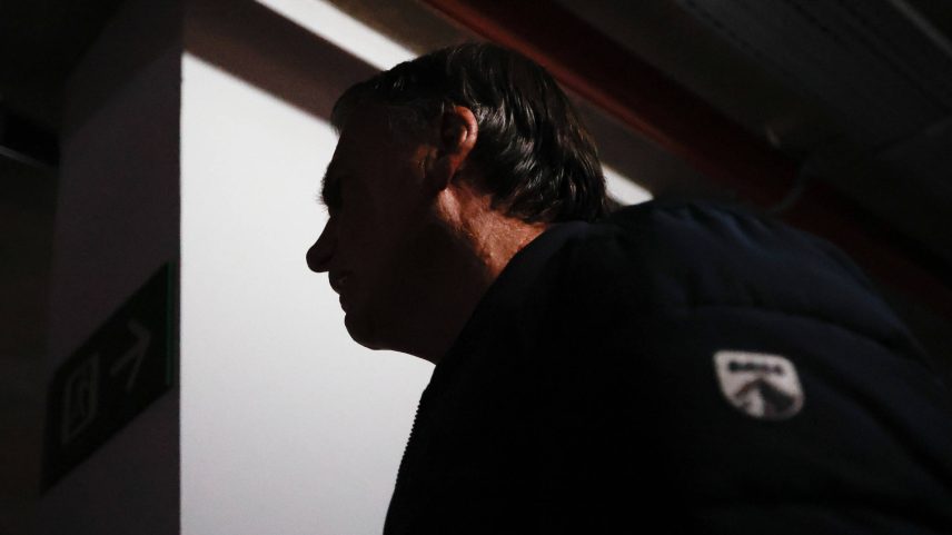 O ex-presidente Jair Bolsonaro deixa o PL (Partido Liberal), em Brasília (Foto: Gabriela Biló - 24.set-24/Folhapress)