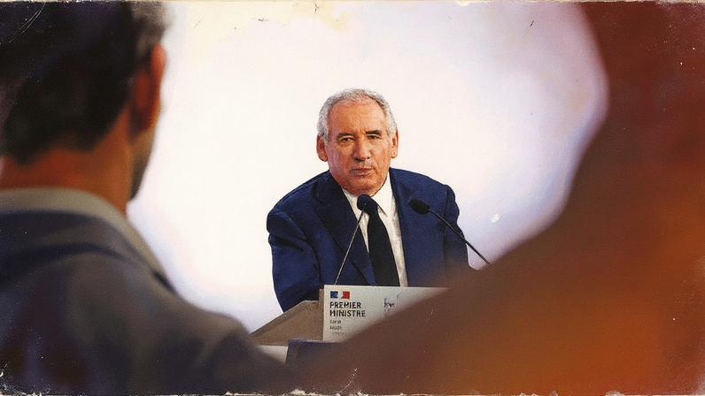 O primeiro-ministro da França, François Bayrou, durante uma conferência de imprensa este lunes em Paris. (Foto: REUTERS)