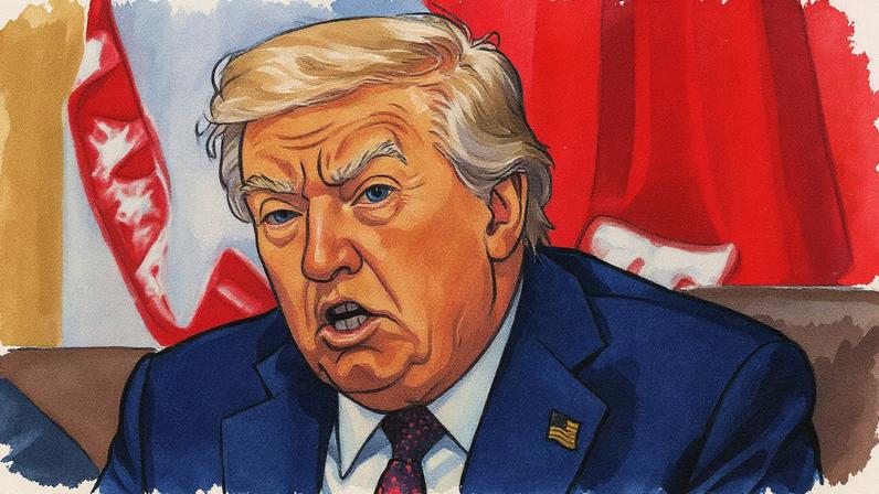 Presidente dos EUA, Donald Trump, em evento público (Foto: Reprodução)