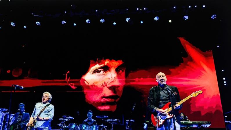 Roger Daltrey e Pete Townshend em show realizado em Nova Jersey, em 19 de agosto (Foto: Nina Westervelt/The New York Times)