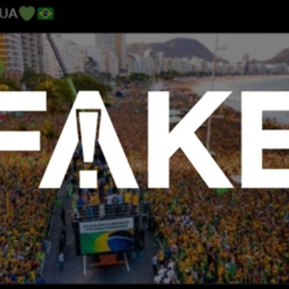 Imagem de multidão na praia de Copacabana não é de ato a favor de Bolsonaro