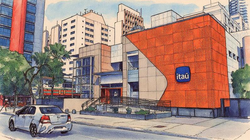 Agência do Itaú; maior banco da América Latina sofre na bolsa de valores (Foto: Itaú/Divulgação)