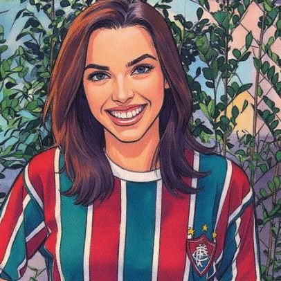 Ana Paula Araujo rege hino do Fluminense em homenagem a Arthur Moreira Lima