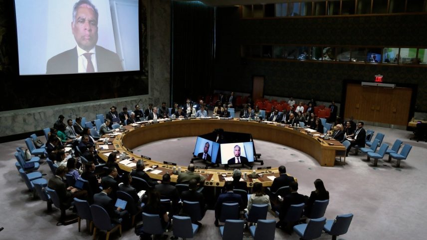 Conselho de Segurança da ONU reúne-se para discutir situação em Gaza, em Nova York (Foto: John Lamparski / AFP)
